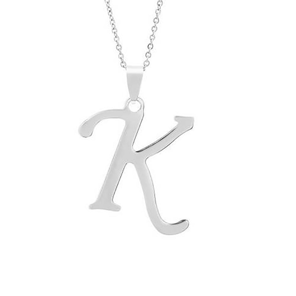 Elegant Flat Letter Necklace – Personalized Jewelry