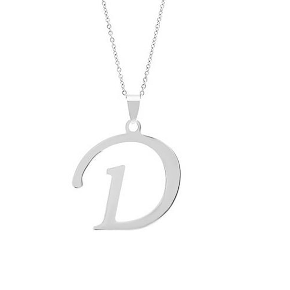 Elegant Flat Letter Necklace – Personalized Jewelry