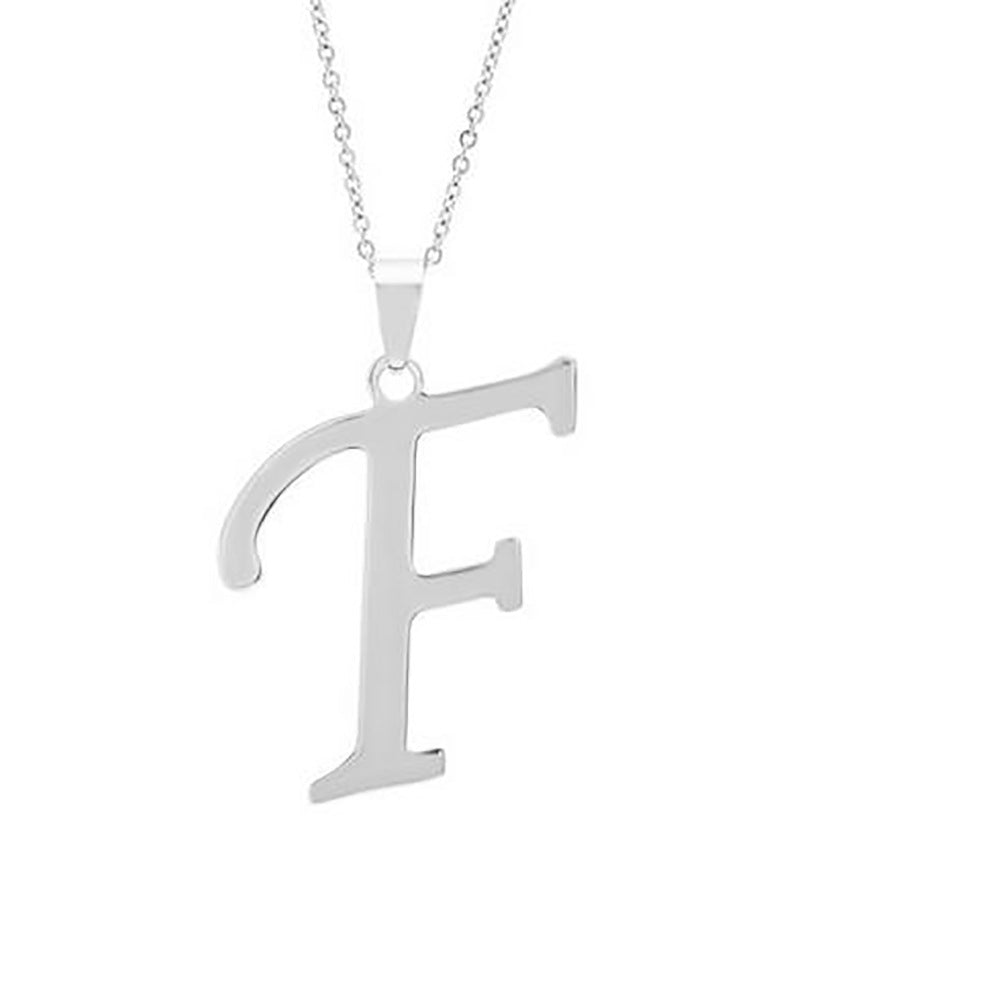 Elegant Flat Letter Necklace – Personalized Jewelry
