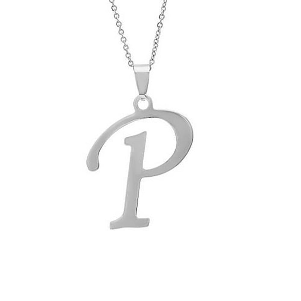 Elegant Flat Letter Necklace – Personalized Jewelry