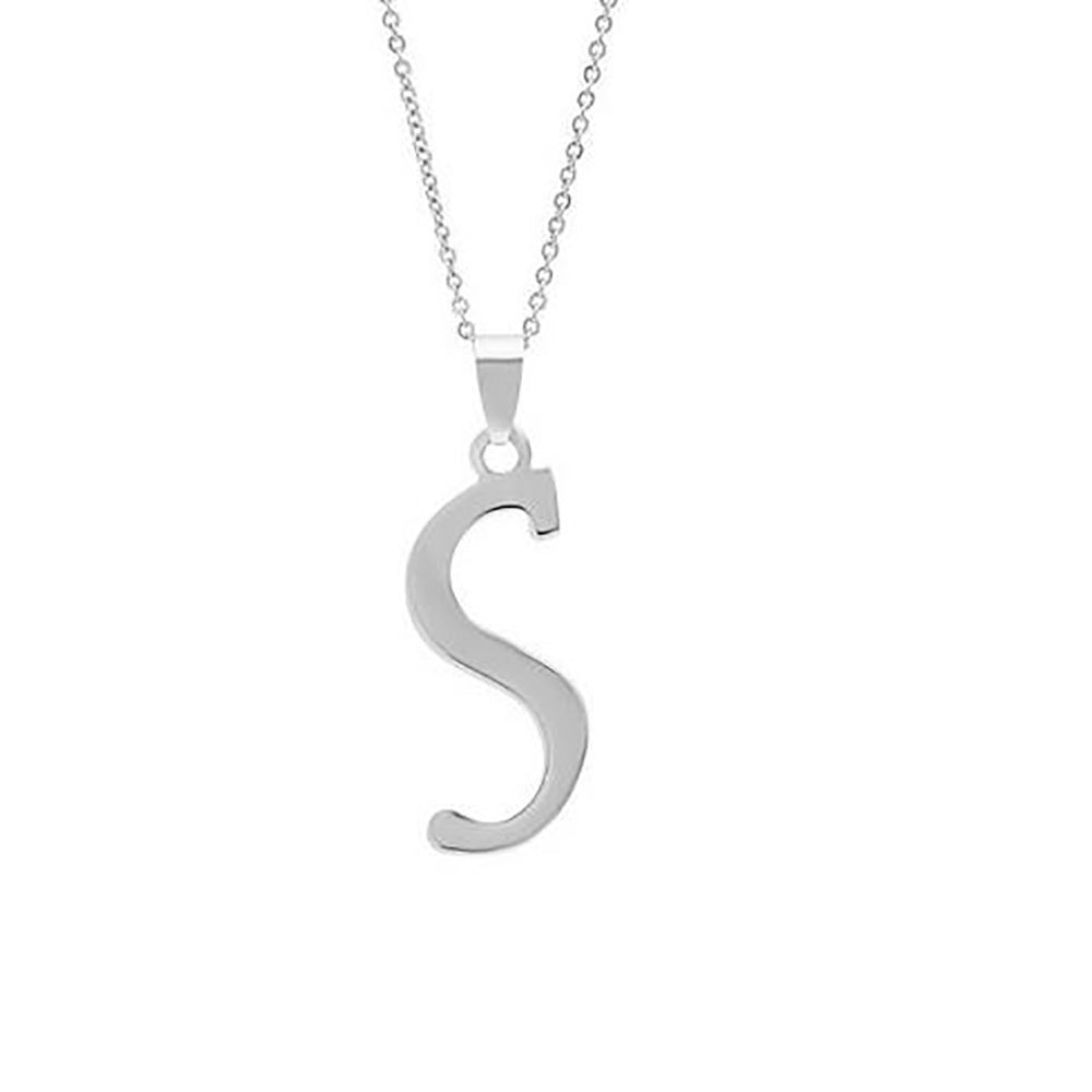 Elegant Flat Letter Necklace – Personalized Jewelry