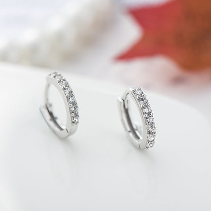 Sterling Silver Huggie Earrings & Bracelet Set – Bridal Accessories Ireland | Irish Gifts for Her | Jewellery Ireland