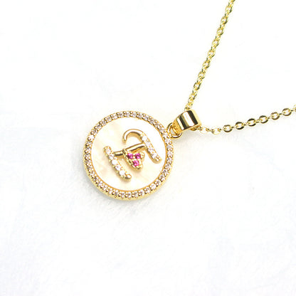 Double-Sided Gold Pendant