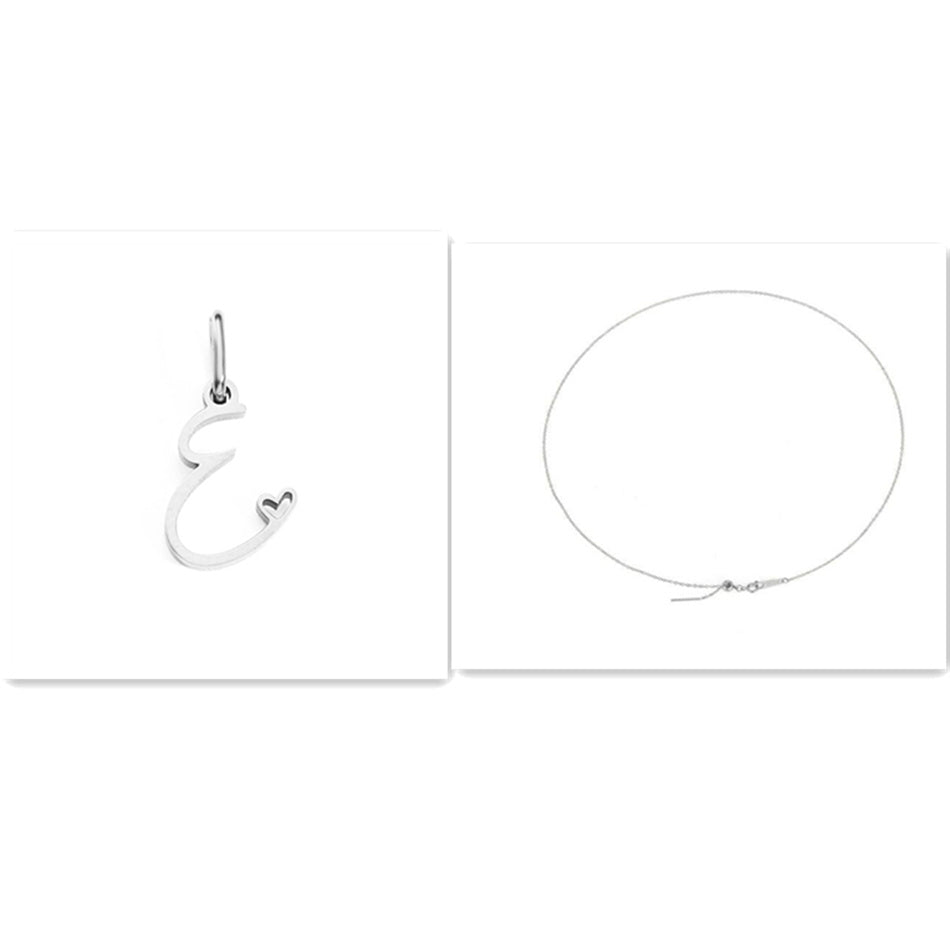 Initial Necklace - Signed with Love