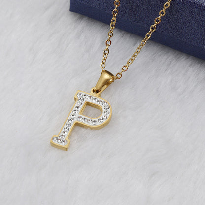 Shimmer Letter Necklace