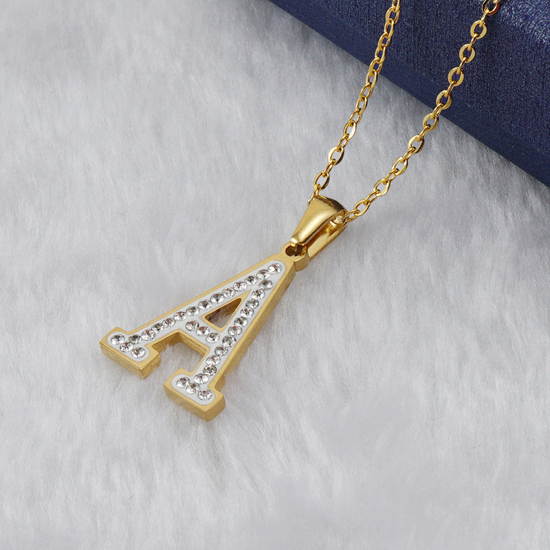 Shimmer Letter Necklace