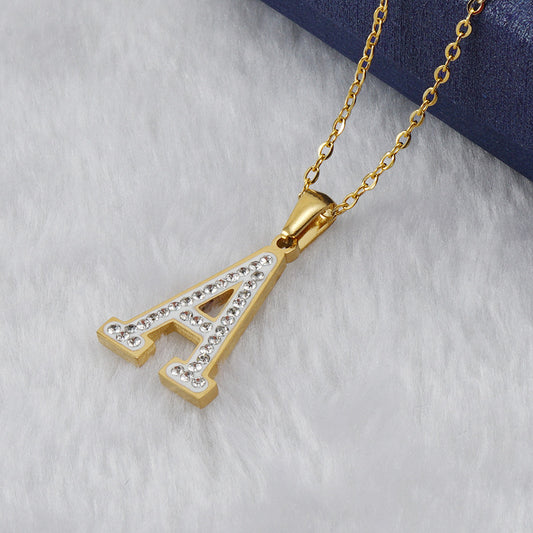Shimmer Letter Necklace