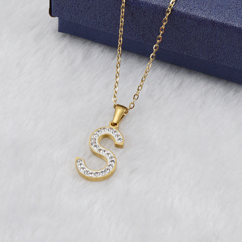 Shimmer Letter Necklace