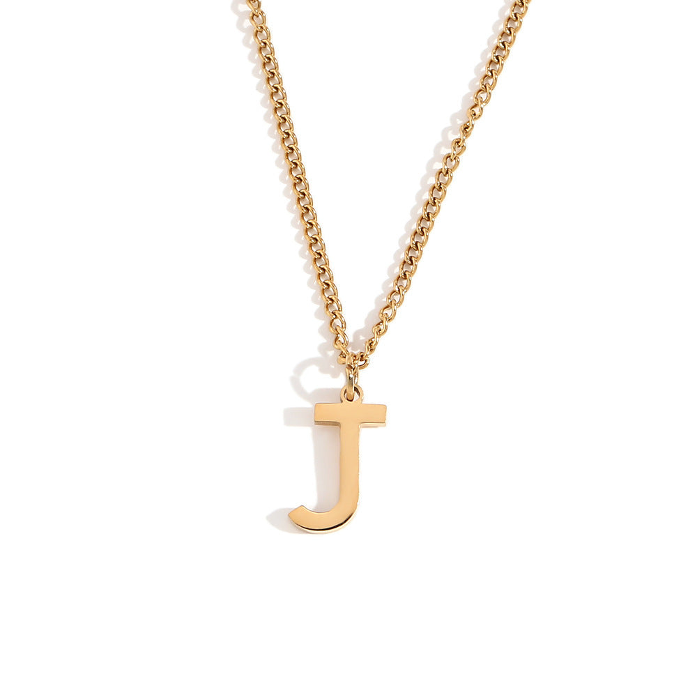 Timeless Gold Initial Pendant