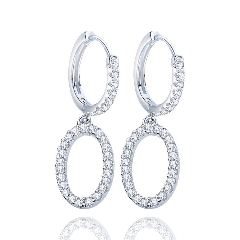 Sterling Silver Luxury  Ear Ring