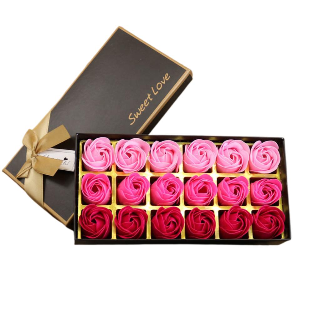 Soap Flower Gift Box