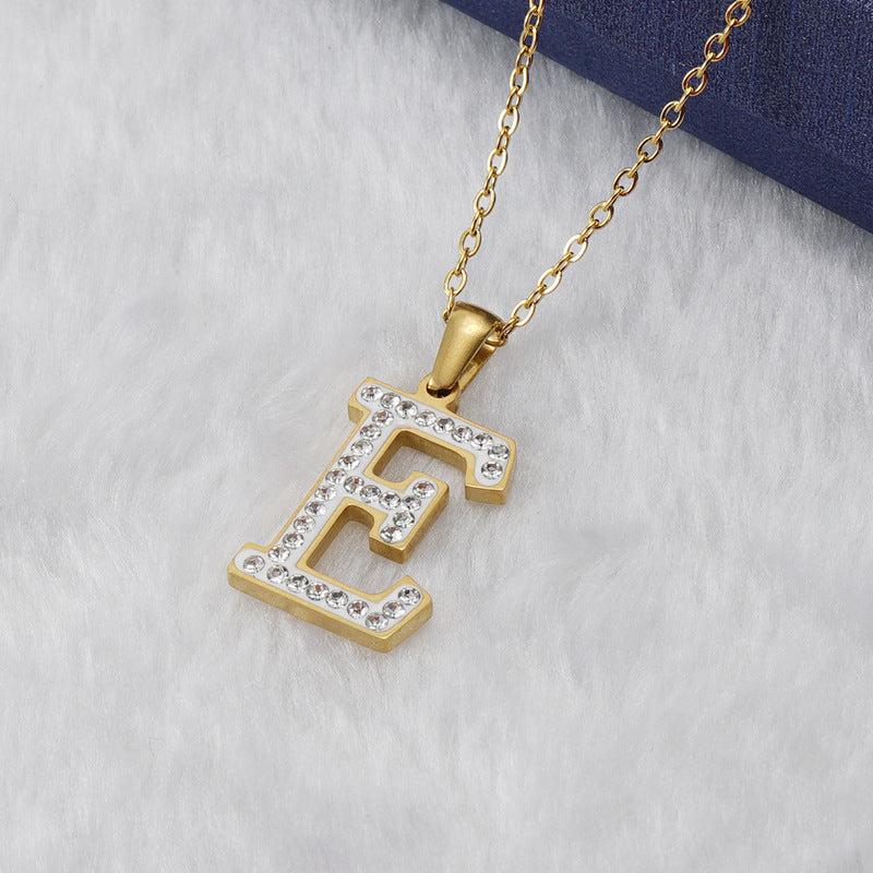 Shimmer Letter Necklace