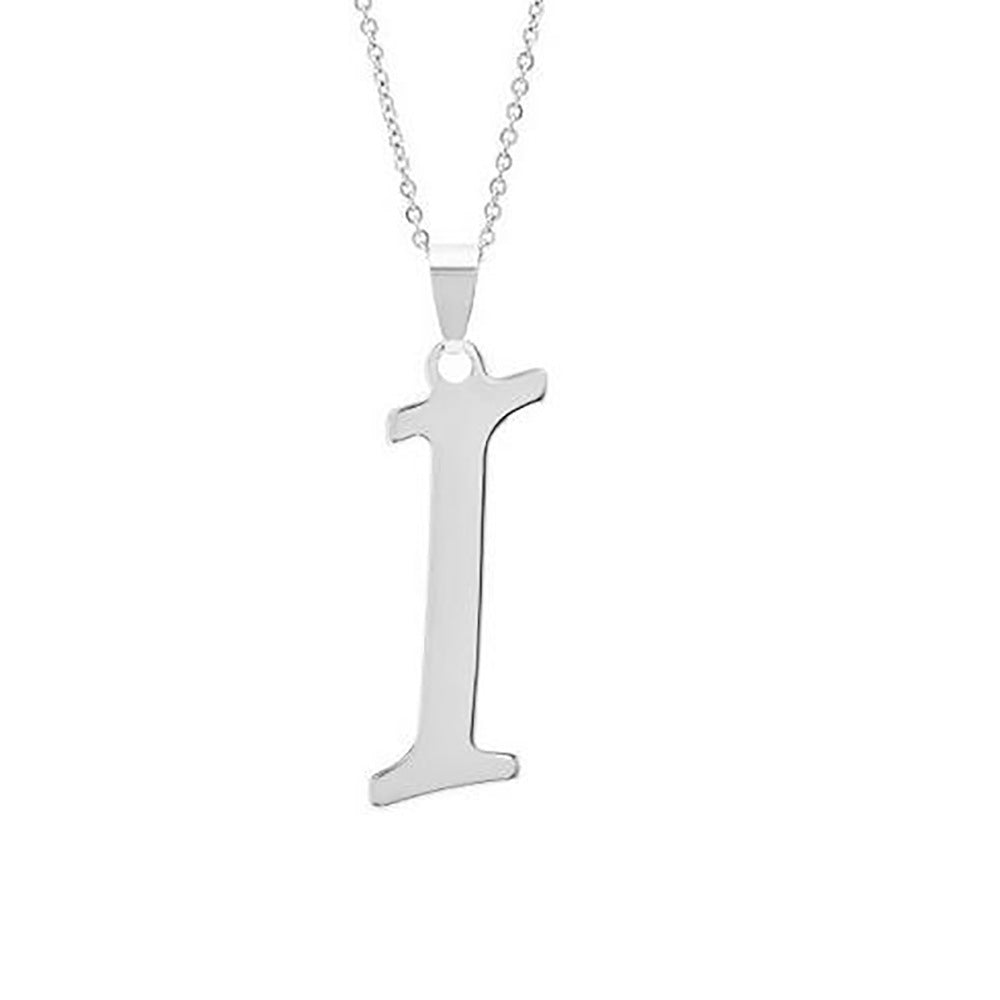 Elegant Flat Letter Necklace – Personalized Jewelry