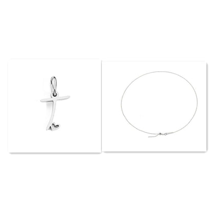 Initial Necklace - Signed with Love