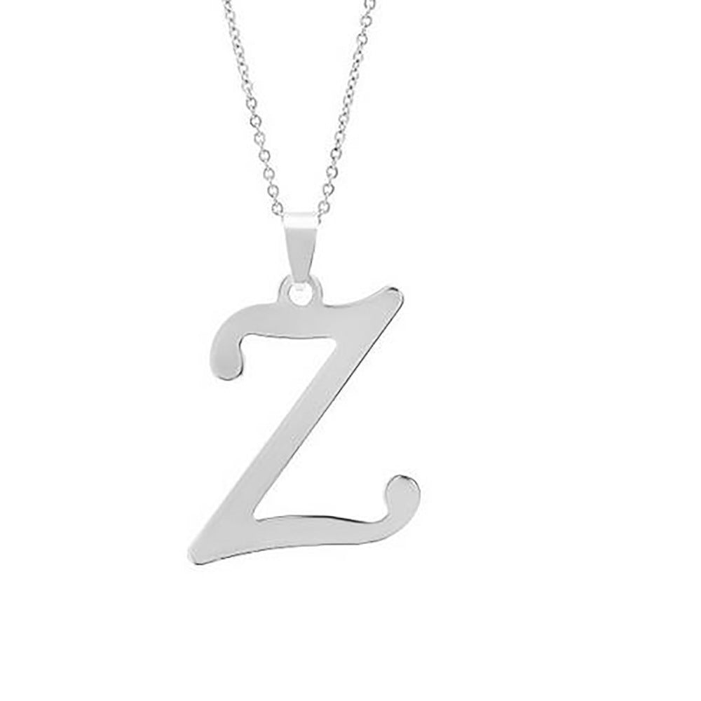 Elegant Flat Letter Necklace – Personalized Jewelry