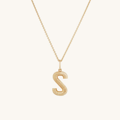 Coil Charm Chain Necklace