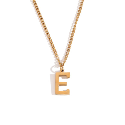 Timeless Gold Initial Pendant