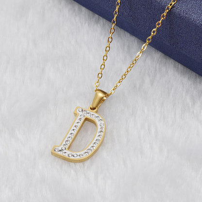 Shimmer Letter Necklace