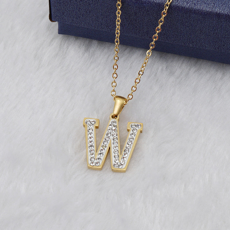 Shimmer Letter Necklace