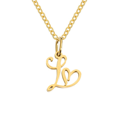 Heartwritten Initial Necklace