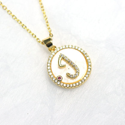 Double-Sided Gold Pendant