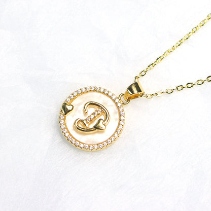 Double-Sided Gold Pendant