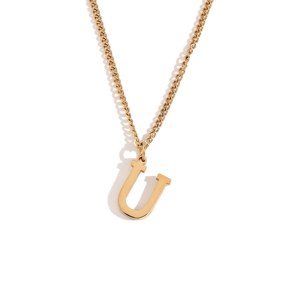 Timeless Gold Initial Pendant