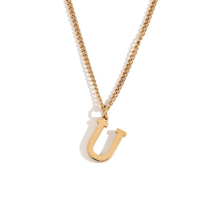 Timeless Gold Initial Pendant