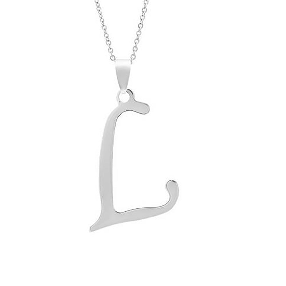 Elegant Flat Letter Necklace – Personalized Jewelry