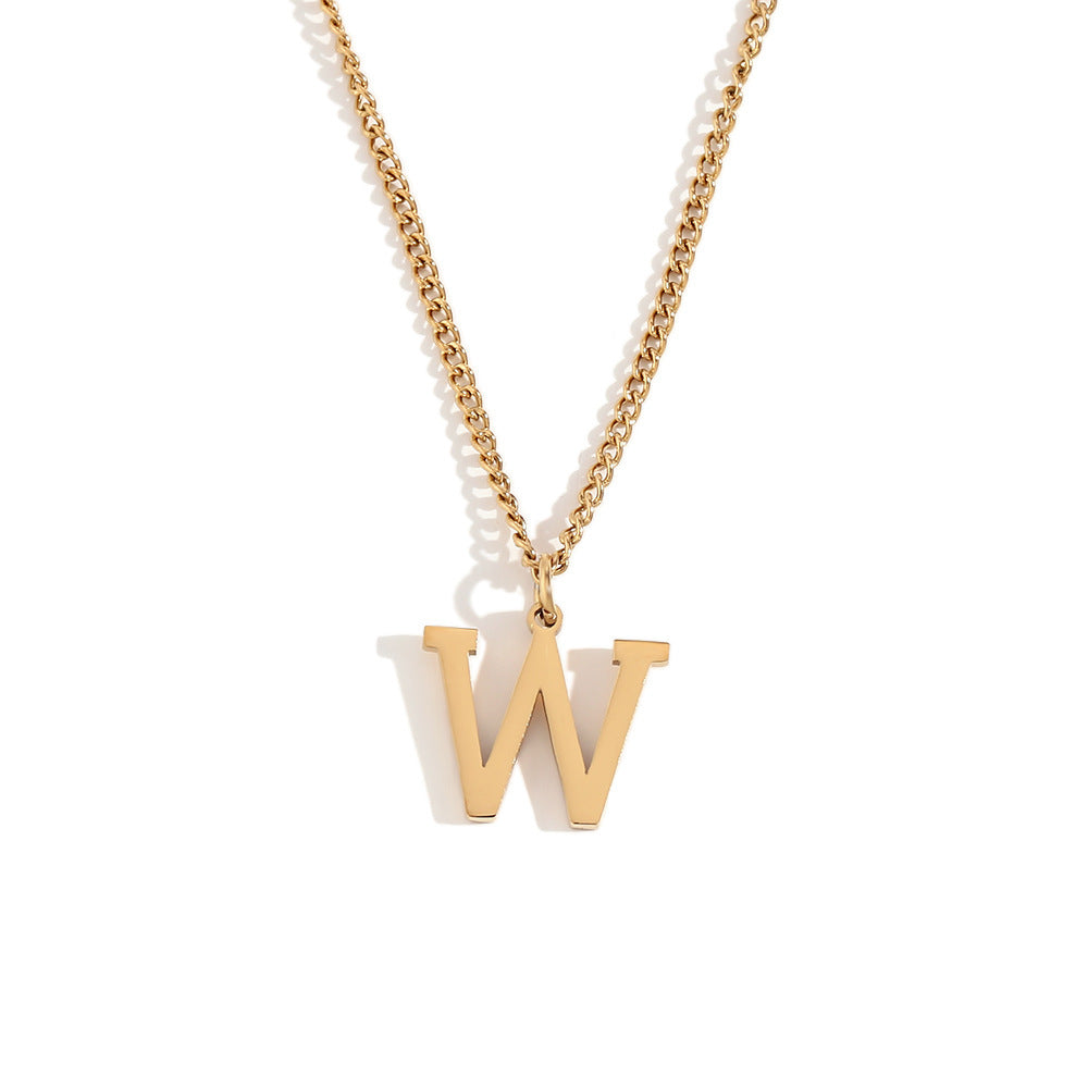 Timeless Gold Initial Pendant