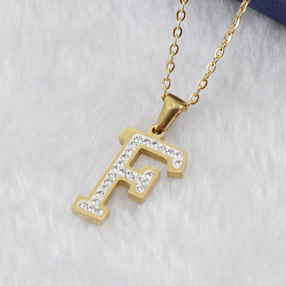 Shimmer Letter Necklace
