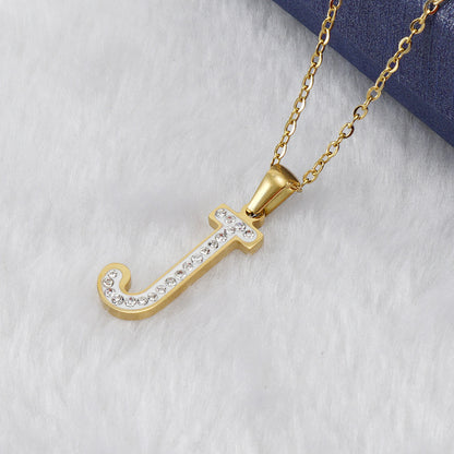 Shimmer Letter Necklace