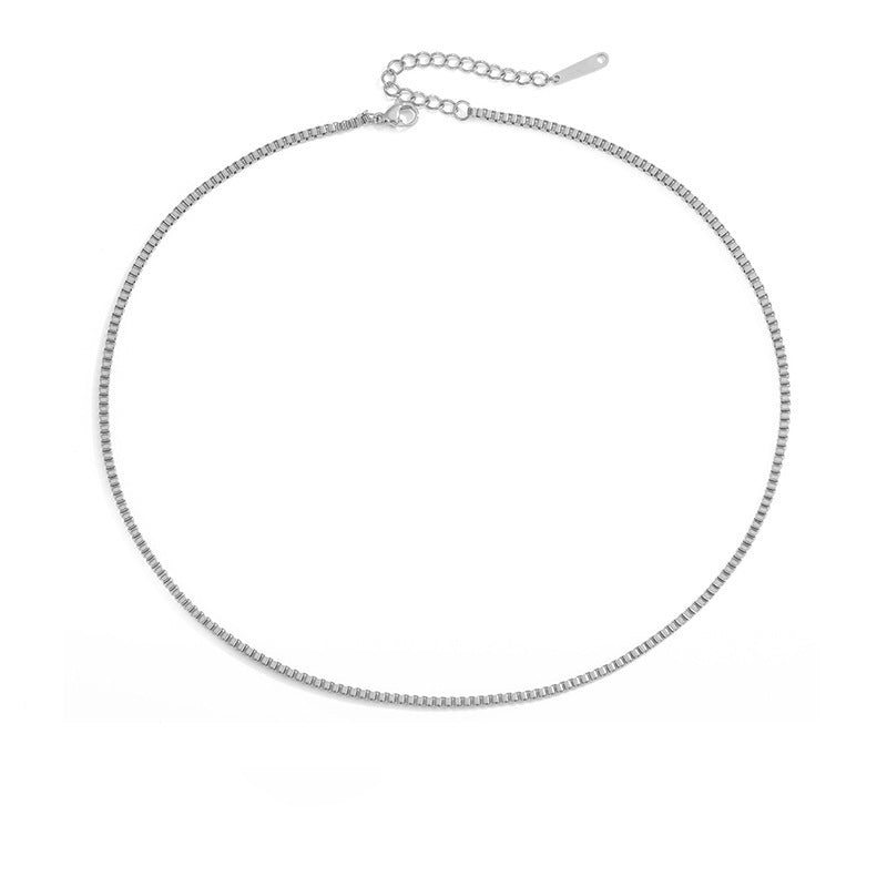 Elegant Flat Letter Necklace – Personalized Jewelry