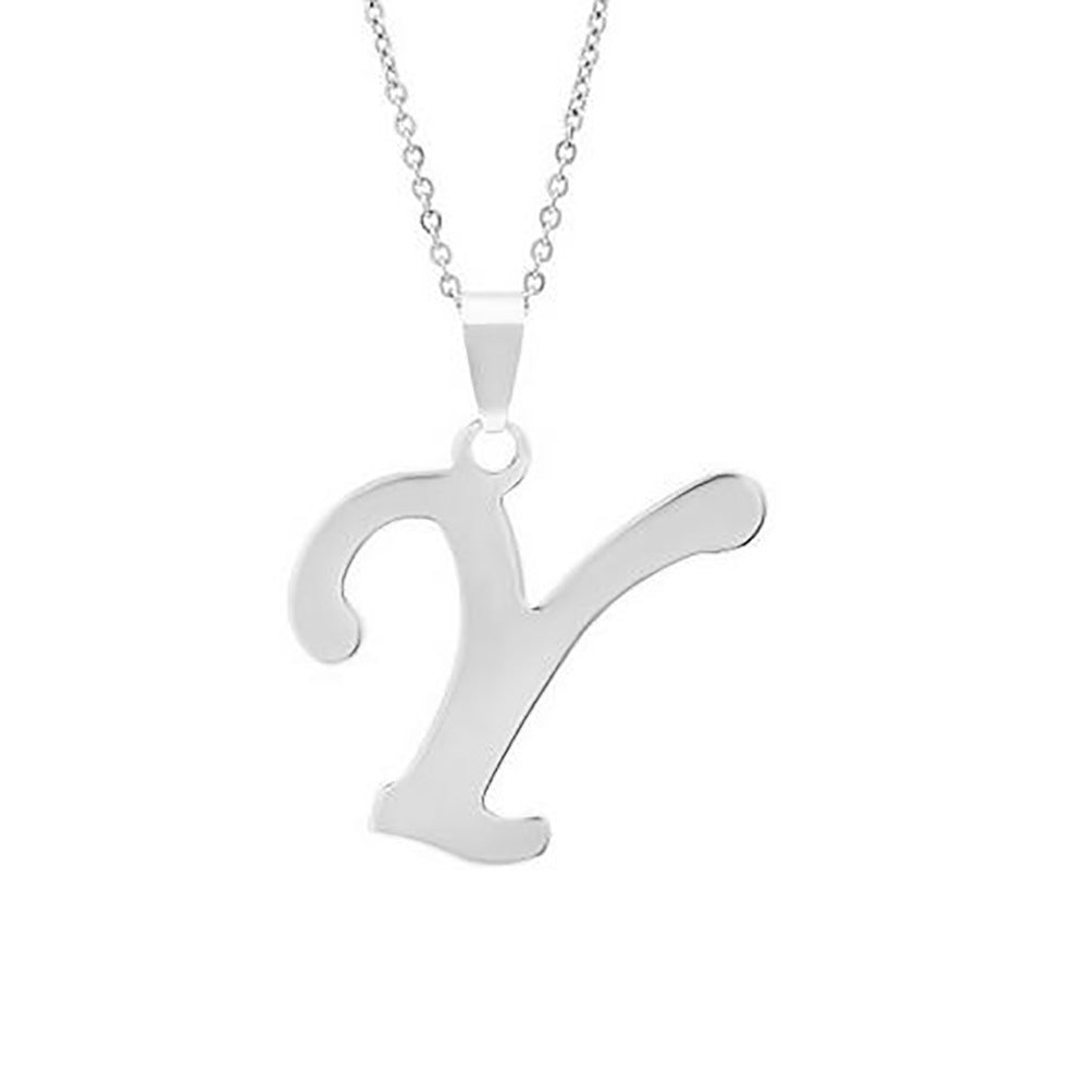 Elegant Flat Letter Necklace – Personalized Jewelry