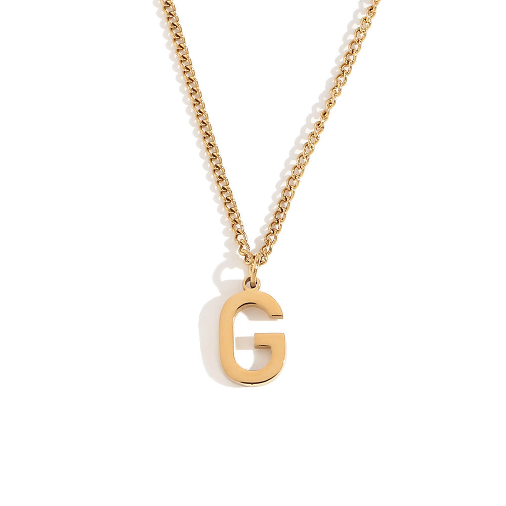 Timeless Gold Initial Pendant