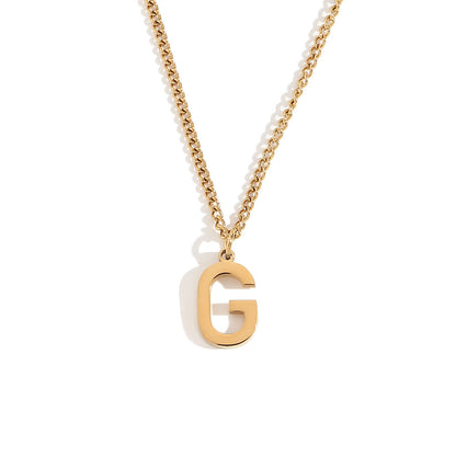 Timeless Gold Initial Pendant