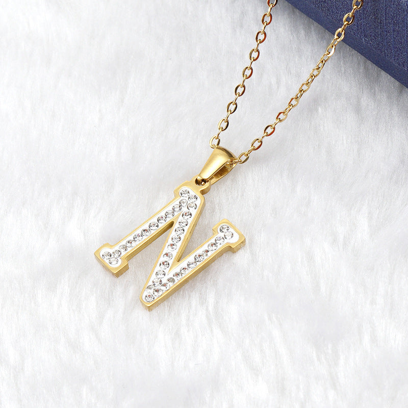 Shimmer Letter Necklace