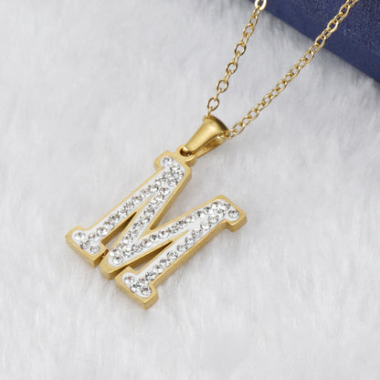 Shimmer Letter Necklace