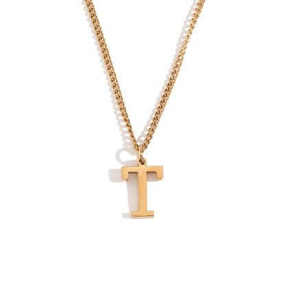 Timeless Gold Initial Pendant