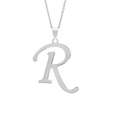 Elegant Flat Letter Necklace – Personalized Jewelry