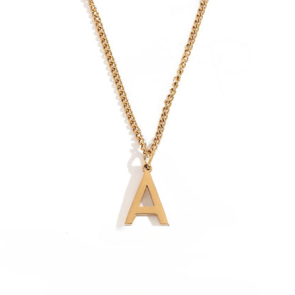 Timeless Gold Initial Pendant