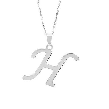 Elegant Flat Letter Necklace – Personalized Jewelry