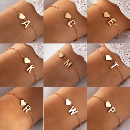 Love Letter Chain Bracelet