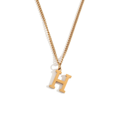 Timeless Gold Initial Pendant