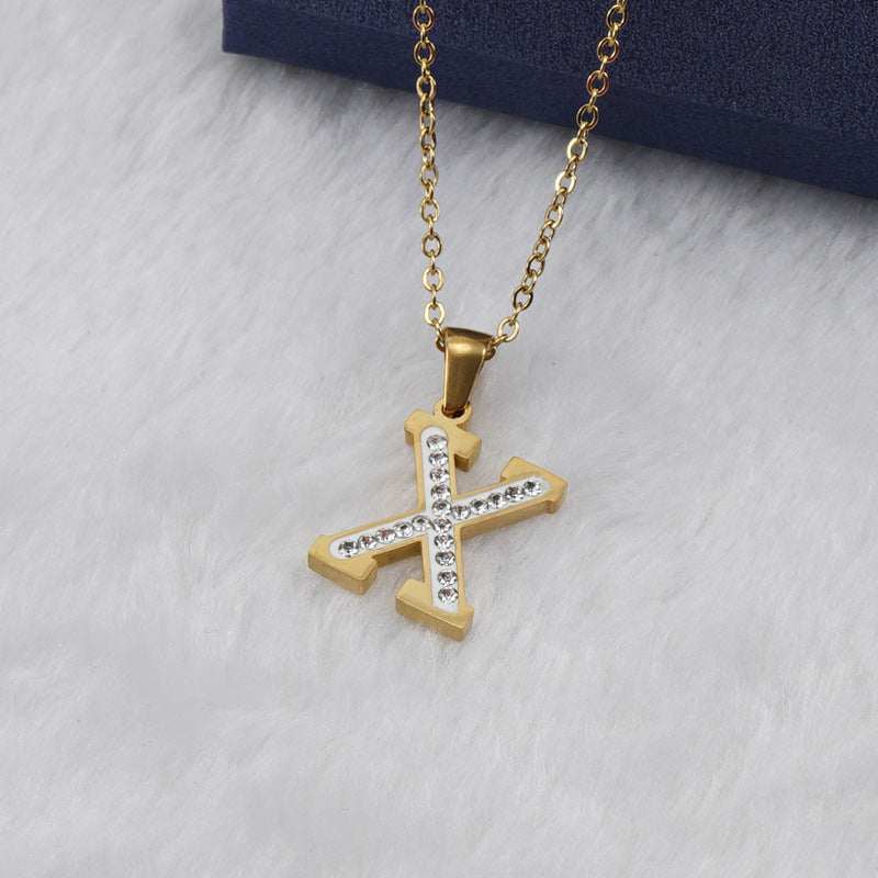 Shimmer Letter Necklace