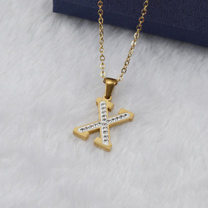 Shimmer Letter Necklace