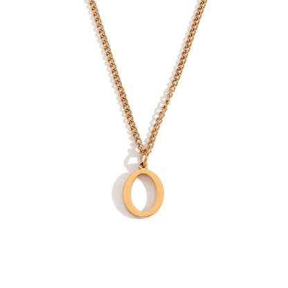 Timeless Gold Initial Pendant