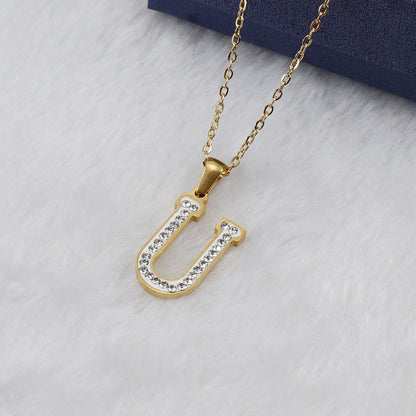 Shimmer Letter Necklace