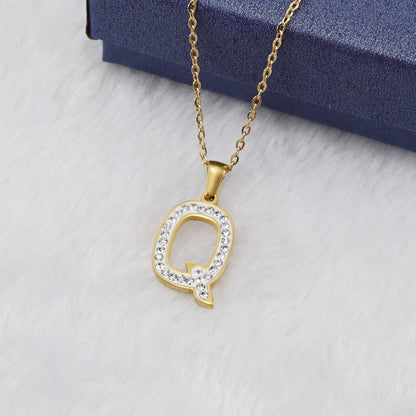 Shimmer Letter Necklace
