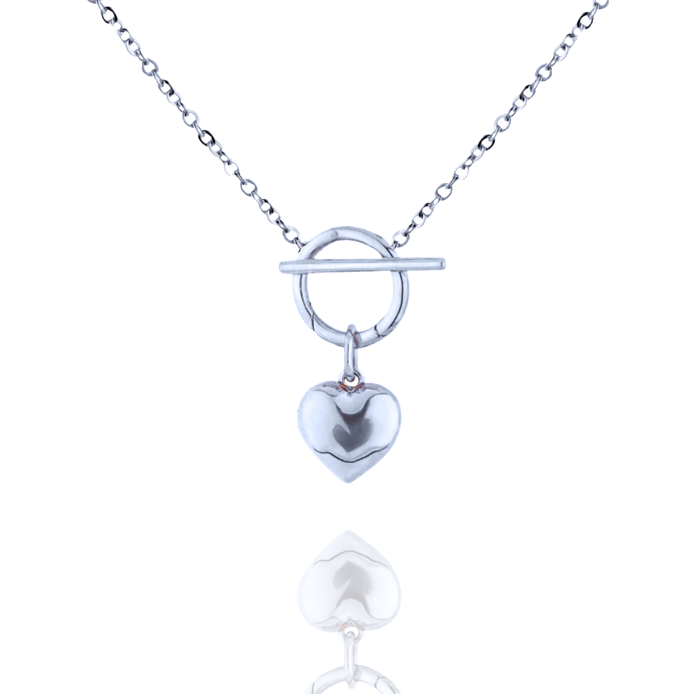 Golden Heart Pendant Necklace